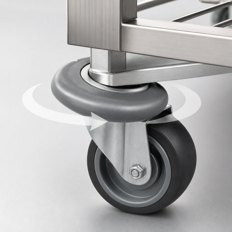 Product image #3 for Cres Cor Restaurant Rack Rotary Bumpers for 5-Inch Casters