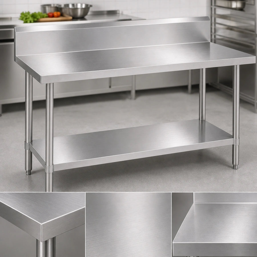 14-Gauge 300-Series Stainless Steel Top