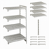 Thumbnail image #4 for Cambro Camshelving Premium 4-Tier Vented Add-On Polymer Shelving Unit, 54