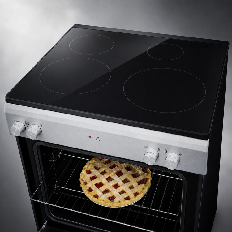 Product image #4 for Summit Appliance 24-Inch Slide-In Look Smooth-Top Electric Convection Range