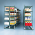 Thumbnail image #3 for Metro qwikTRAK High-Density Double Deep Mobile Unit Kit for 24-Inch Shelves, Metroseal 3 Green Epoxy-Coated
