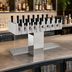 Thumbnail image #3 for Glastender Double-Sided Single-Column 16-Faucet Countertop Glycol-Cooled Draft Dispensing Tower, Mirror Finish