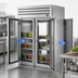 Thumbnail image #3 for True SPEC SERIES Two-Section Roll-Thru Refrigerator with Glass Front and Solid Rear Swing Doors