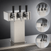 Thumbnail image #3 for Perlick 3-Faucet Standard Height Air-Cooled Stainless Steel Tee Beer Tower