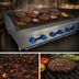Thumbnail image #3 for Comstock-Castle 42-Inch Countertop Gas Char-Broiler with Lava Rock