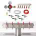 Thumbnail image #3 for Krowne Nitro Beer Kit for 5-Faucet Beer Dispensers