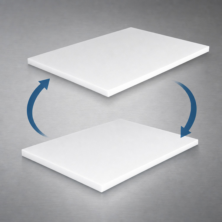 Product image #3 for John Boos 120" x 30" Reversible Poly Replacement Work Table Top