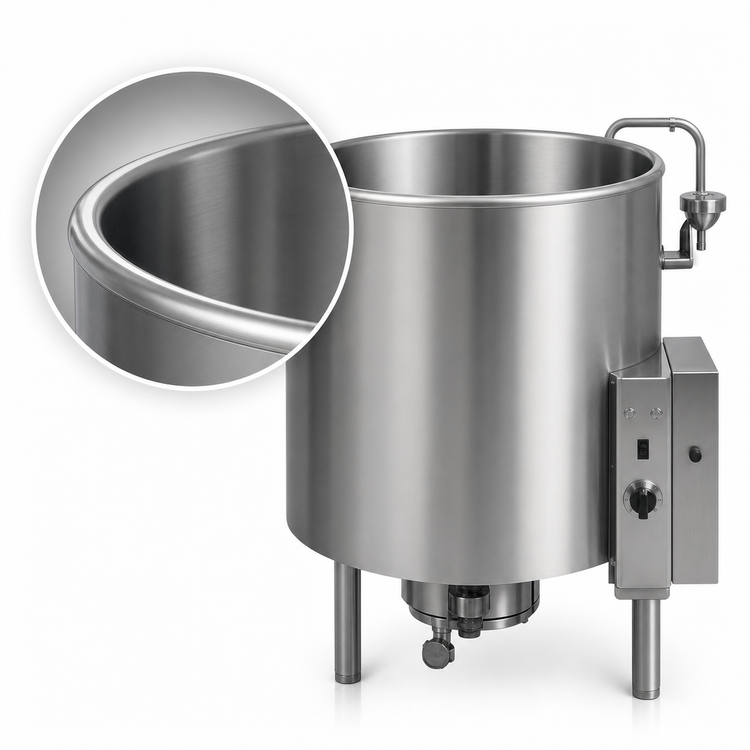 Product image #3 for Legion LGB-30 30-Gallon Gas-Fired Insulated Self-Contained Stationary Kettle