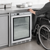 Thumbnail image #3 for Kelvinator Commercial 24-Inch ADA Height 1-Section Undercounter Refrigerator with Right-Hinged Glass Door, 4.4 Cu. Ft.