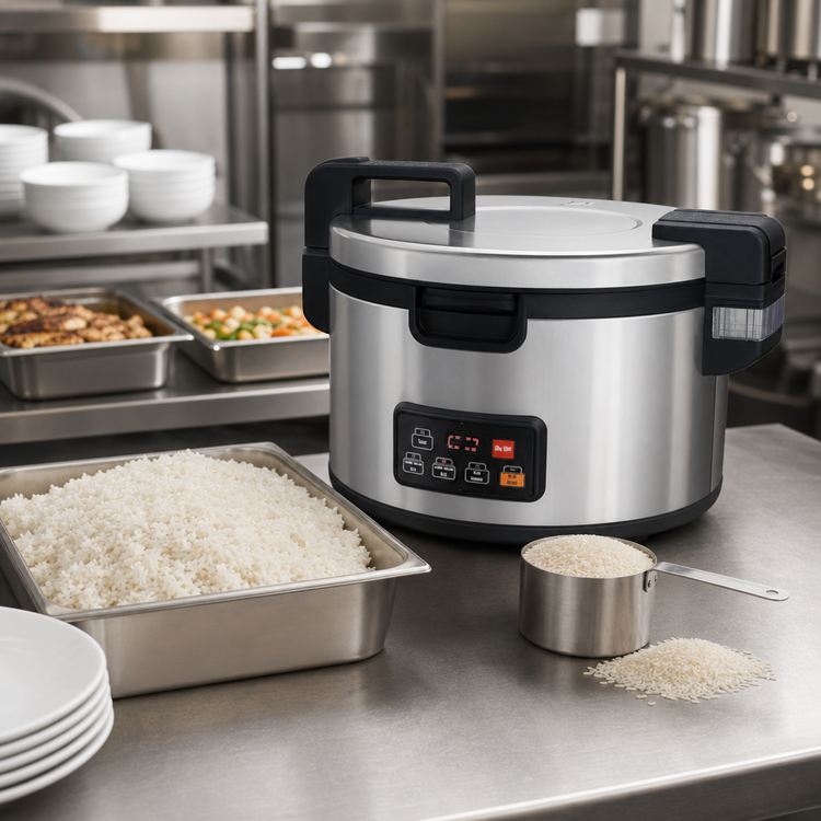 Product image #3 for Hamilton Beach Commercial 90-Cup Countertop Electric Rice Cooker/Warmer, 240V