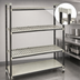 Thumbnail image #3 for Camshelving Elements XTRA High Density Top Rail Stationary Starter Unit, 21 x 36 x 81 Inches, 4-Tier, 3 Vented + 1 Solid Shelves