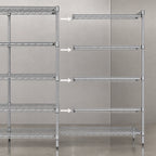 Thumbnail image #3 for Eagle Group EAGLEbrite A5-86-2124Z 5-Tier Add-On Wire Shelving Unit, 24"W x 21"D x 86"H, Zinc Finish