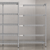 Thumbnail image #3 for EAGLEbrite 5-Tier Add-On Wire Shelving Unit with Patented QuadTruss Design, 24-Inch W x 21-Inch D x 86-Inch H, Zinc Finish