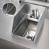 Thumbnail image #3 for Klinger's Trading Single-Compartment Drop-In Sink with Splash Guard, 10