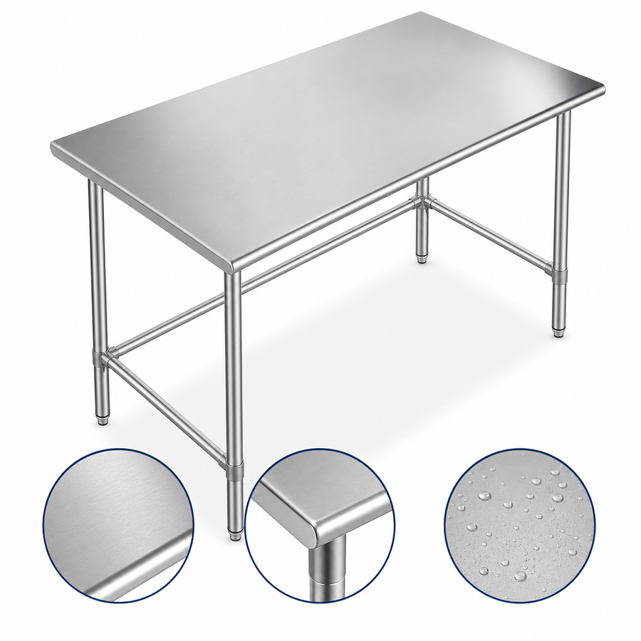Reinforced Stainless Steel Top