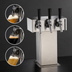 Thumbnail image #3 for Perlick 3-Faucet Stainless Steel Tee Tower Beer Dispensing Kit