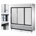 Thumbnail image #3 for True TSD-69-HC 3-Section Reach-In Solid Sliding Door Refrigerator