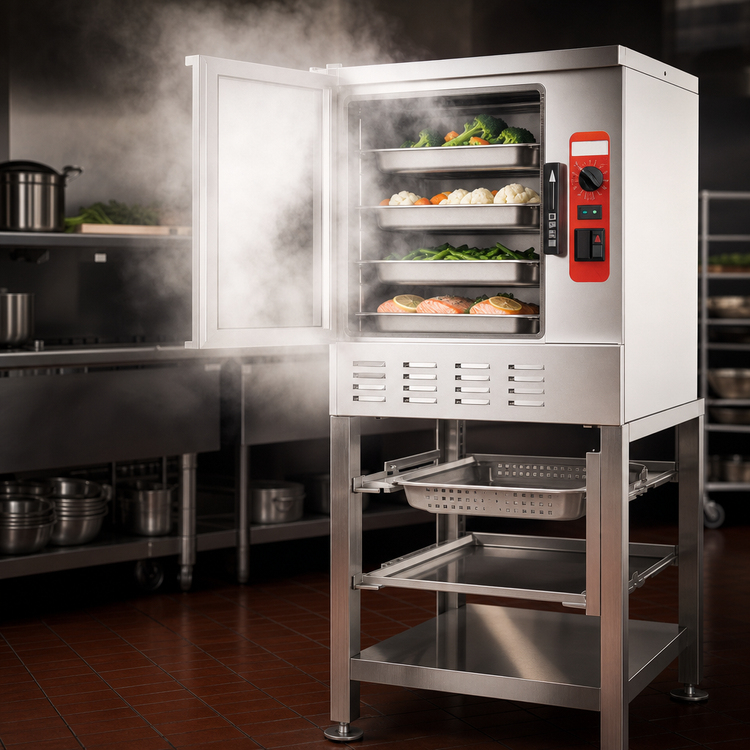 Product image #3 for Vulcan PowerSteam Countertop Electric Steamer, 1 Compartment, 5-Pan Capacity
