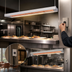 Thumbnail image #3 for Nemco 6155-36-DL 36 Inch Dual Remote-Controlled Infrared Strip Heater with Lights, 120V