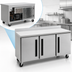 Thumbnail image #3 for Centerline 72-Inch 3-Section Compact Undercounter Worktop Freezer with Solid Doors