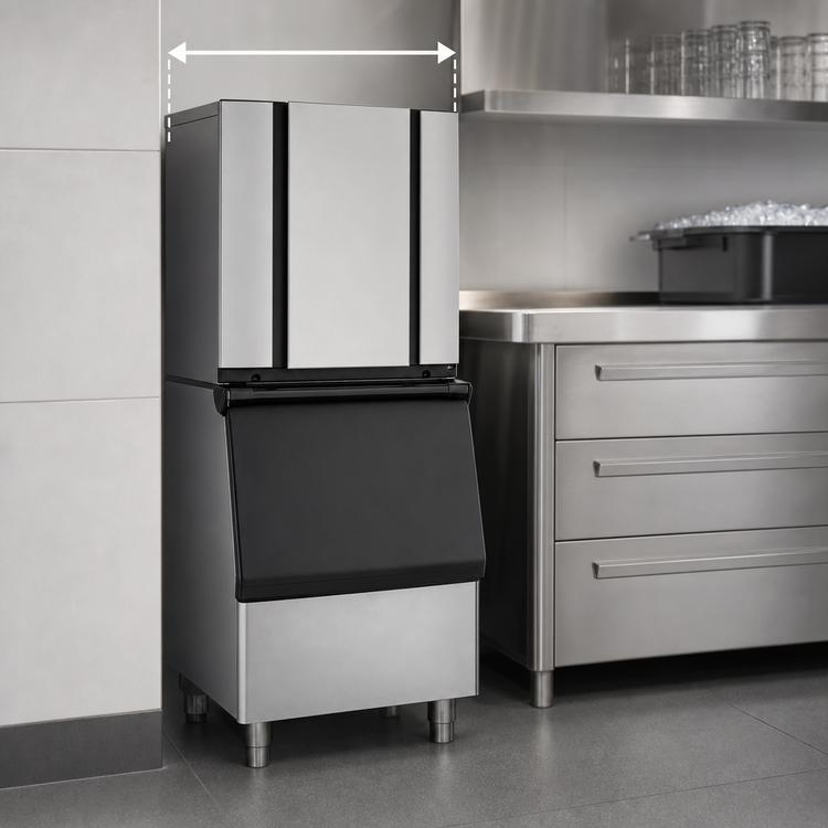 Product image #4 for Ice-O-Matic Elevation Series 22-Inch Wide Modular Air-Cooled Full-Size Cube Ice Maker, 330 lb/Day