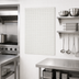 Thumbnail image #3 for Quantum Wall-Mounted Louvered Panel Starter Unit, 36 x 61 Inches, Oyster White Enamel Finish