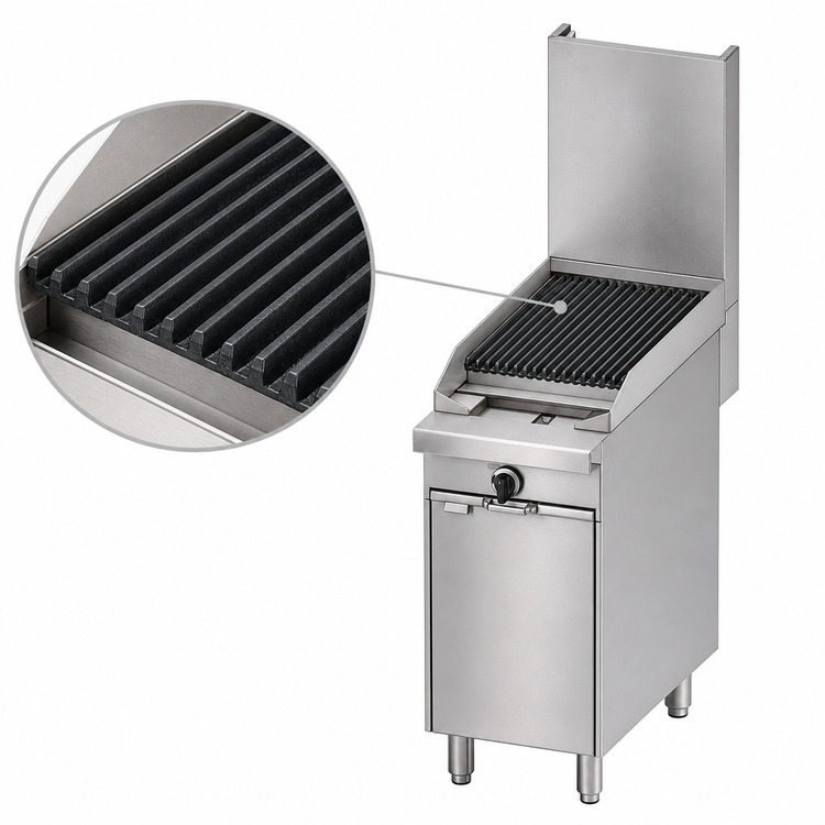 Product image #3 for Southbend Platinum Heavy Duty 16-Inch Gas Charbroiler with Cabinet Base and Cast Iron Grates