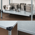 Thumbnail image #3 for Quantum 48 Inch W x 21 Inch D Solid Shelf, 18 Gauge Galvanized Steel