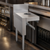 Thumbnail image #3 for Glastender Underbar Dry Waste Unit, 15-Inch Wide x 24-Inch Deep, Stainless Steel, for Slim Jim Receptacle