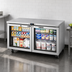 Thumbnail image #3 for True SPEC SERIES 60-Inch Two-Section Undercounter Refrigerator with 2 Low-E Glass Doors