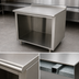 Thumbnail image #3 for Advance Tabco 144-Inch x 24-Inch 14-Gauge 304 Stainless Steel Open Front Cabinet Base Work Table with 1-1/2-Inch Rear Splash