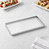 Thumbnail image #3 for American Metalcraft Rectangular Stainless Steel Serving Tray, 12 x 8-1/4 Inch, Satin Finish