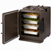 Thumbnail image #4 for Cambro Ultra Pan Carrier® S-Series Front-Loading Insulated Pan Carrier, 4 Full-Size Pan Capacity, Dark Brown
