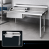 Thumbnail image #3 for Spec-Master Straight Soiled Dishtable with Pre-Rinse Sink, 96 Inch x 30 Inch, Right-to-Left, 14-Gauge Stainless Steel Top