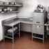 Thumbnail image #3 for Eagle Group Corner Clean Dishtable, 120-Inch Machine-to-Corner, Right-to-Left, 16/304 Stainless Steel