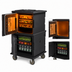 Thumbnail image #4 for Cambro Ultra Camcart H-Series Front-Loading 2-Compartment Heated Food Pan Carrier, Top Door Heated Only, 110V