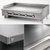 Thumbnail image #3 for Comstock-Castle 48-Inch Countertop Gas Griddle with Manual Controls and 1-Inch Polished Steel Plate