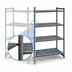 Thumbnail image #3 for Cambro Camshelving Basics Plus 4-Shelf Vented Add-On Polymer Shelving Unit, 24 x 42 x 64 Inches, Brushed Graphite