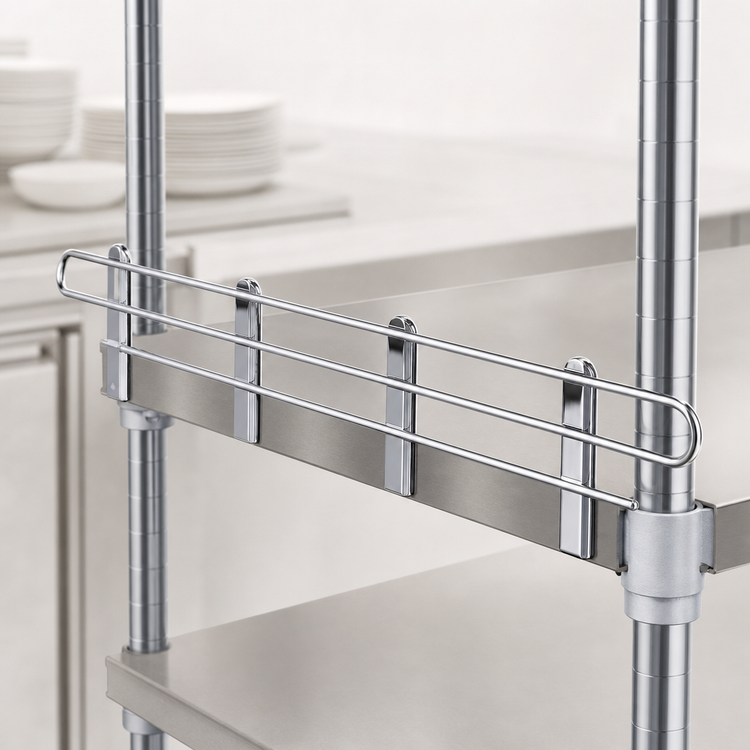 Product image #3 for Metro Super Erecta 30-Inch Chrome Shelf Ledge for Solid Shelving
