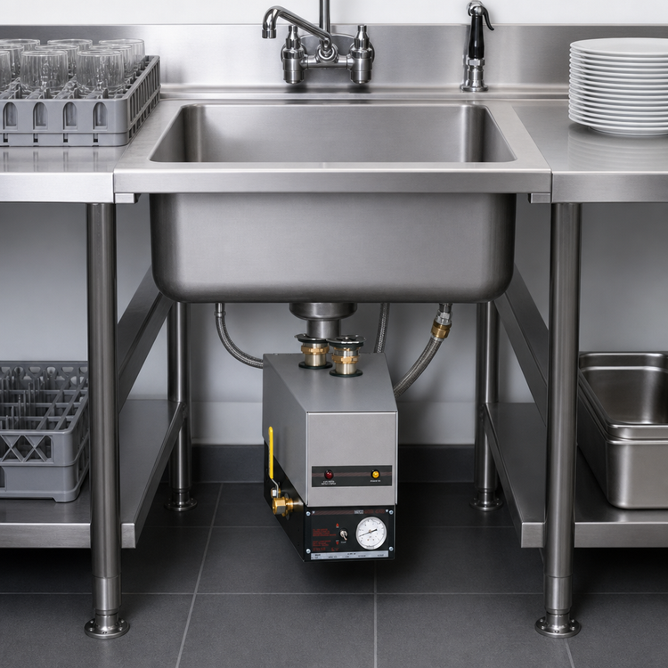 Product image #3 for Hatco 3CS-9 Undersink Sanitizing Sink Heater for 21-25 Inch Square Sinks, 9 kW, 240V, 3-Phase
