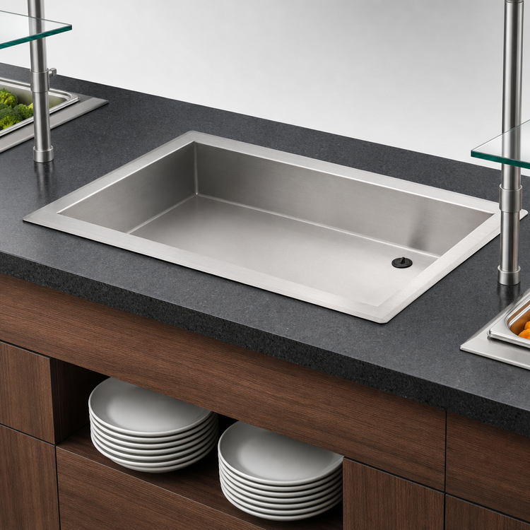 Product image #3 for Vollrath 2-Pan Full-Size Bain-Marie Electric Drop-In Hot Well