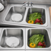 Thumbnail image #3 for Advance Tabco 33 1/2 Inch Two-Compartment Drop-In Sink with 14 x 16 x 10 Inch Bowls and 8 Inch Swing Spout Faucet
