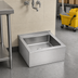 Thumbnail image #3 for Klinger's Trading Stainless Steel Floor-Mount Mop Sink with 25 x 23 x 10 Inch Bowl