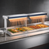 Thumbnail image #3 for Hatco Glo-Ray Designer Dual Infrared Strip Heater, 57-1/2 Inch W, 6 Inch Spacing, 2500 Watt, Aluminum, 14 Inch Designer Stands