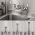 Thumbnail image #3 for T&S Brass 8-Inch Wall Mount Service Sink Faucet with Vacuum Breaker and Adjustable Inlets