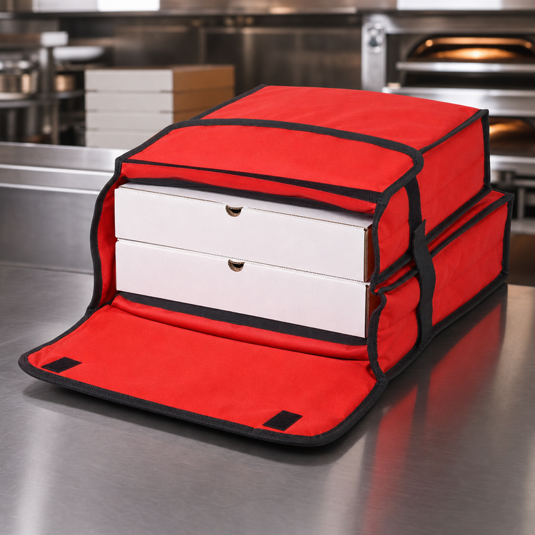 Product image #3 for Deluxe Insulated Pizza Delivery Bag, 20 x 20 x 5 Inch, Holds 2 18-Inch Boxes