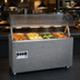 Thumbnail image #3 for Vollrath 2-Series Affordable Portable 4-Well Hot Food Station with Buffet Breath Guard and Lights