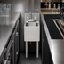 Thumbnail image #4 for Perlick TS Series TS12DS-STK 12 Inches Wide Underbar Dump Sink Unit with Swing Spout & 6 Inches Backsplash