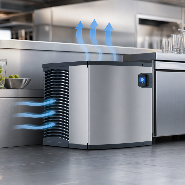 Product image #3 for Manitowoc Indigo NXT IYT0420A Half-Dice Cube Air-Cooled Self-Contained Ice Maker