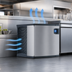 Thumbnail image #3 for Manitowoc Indigo NXT IYT0420A Half-Dice Cube Air-Cooled Self-Contained Ice Maker